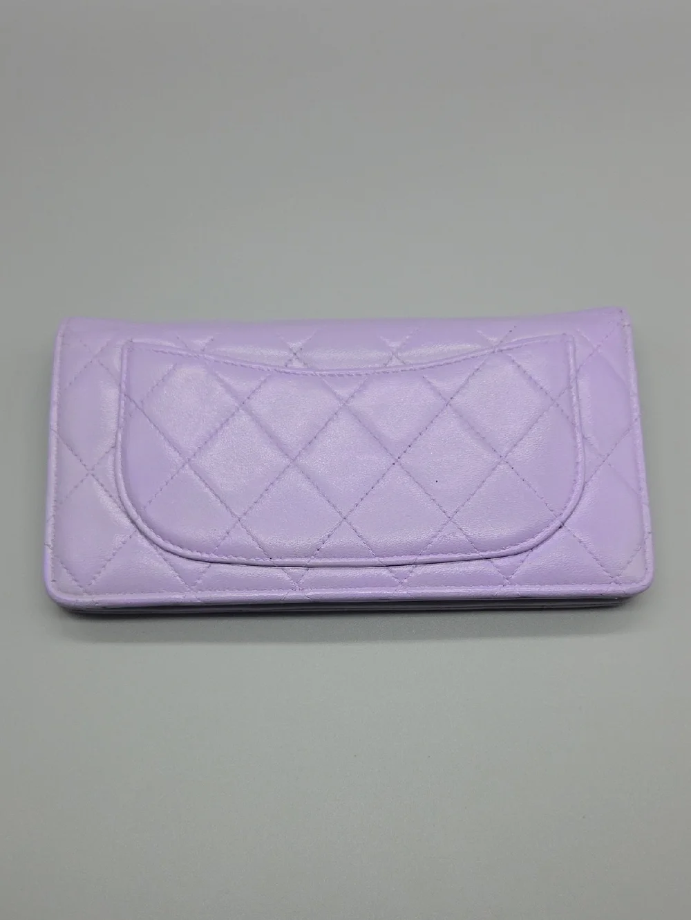 🟣Chanel Purple Learher Clutch/Wallet🟣 - Picture 4 of 16